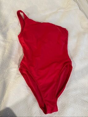 Victoria's Secret Watermelon Pink One-Piece Swimsuit